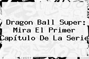 <b>Dragon Ball Super</b>: Mira El Primer Capítulo De La Serie