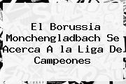 El Borussia Monchengladbach Se Acerca A <b>la Liga</b> De Campeones