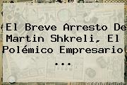 El Breve Arresto De <b>Martin Shkreli</b>, El Polémico Empresario <b>...</b>