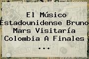 El Músico Estadounidense <b>Bruno Mars</b> Visitaría Colombia A Finales <b>...</b>