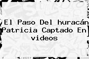 El Paso Del <b>huracán Patricia</b> Captado En <b>videos</b>
