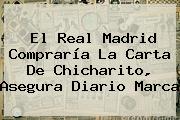 El <b>Real Madrid</b> Compraría La Carta De Chicharito, Asegura Diario Marca