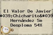 El Valor De Javier '<b>Chicharito</b>' Hernández Se Desploma 54%
