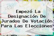 Empezó La Designación De Jurados De Votación Para Las Elecciones