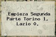 Empieza Segunda Parte Torino 1, Lazio 0.