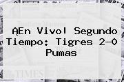Ver en vivo segundo tiempo tigres 20 pumas ¡En Vivo! Segundo Tiempo: <b>Tigres</b> 2-0 <b>Pumas</b>