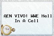 ¡EN VIVO! WWE <b>Hell In A Cell</b>