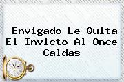 Envigado Le Quita El Invicto Al <b>Once Caldas</b>