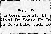 Este Es Internacional, El Rival De <b>Santa Fe</b> En La Copa Libertadores