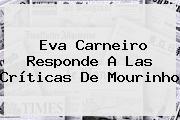 <b>Eva Carneiro</b> Responde A Las Críticas De Mourinho