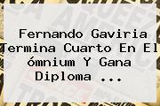 <b>Fernando Gaviria</b> Termina Cuarto En El ómnium Y Gana Diploma ...