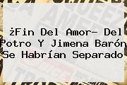 ¿Fin Del Amor? Del <b>Potro</b> Y Jimena Barón Se Habrían Separado