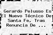 <b>Gerardo Pelusso</b> Es El Nuevo Técnico De Santa Fe, Tras Renuncia De <b>...</b>