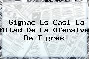 Gignac Es Casi La Mitad De La Ofensiva De <b>Tigres</b>