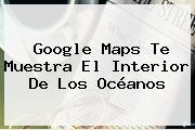 Google <b>Maps</b> Te Muestra El Interior De Los Océanos