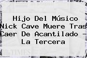 Hijo Del Músico <b>Nick Cave</b> Muere Tras Caer De Acantilado - La Tercera