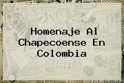 <b>Homenaje</b> Al <b>Chapecoense</b> En Colombia
