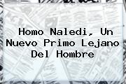 <b>Homo Naledi</b>, Un Nuevo Primo Lejano Del Hombre