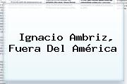 <b>Ignacio Ambriz</b>, Fuera Del América