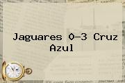 <b>Jaguares</b> 0-3 <b>Cruz Azul</b>