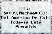 La 'Mecha' Del <b>América De Cali</b> Todavía Está Prendida