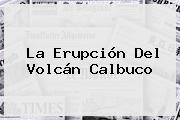 La Erupción Del <b>Volcán Calbuco</b>