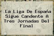 <b>La Liga</b> De España Sigue Candente A Tres Jornadas Del Final