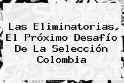 Las <b>Eliminatorias</b>, El Próximo Desafío De La Selección Colombia