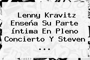 <b>Lenny Kravitz</b> Enseña Su Parte íntima En Pleno Concierto Y Steven <b>...</b>
