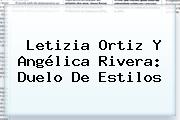 <b>Letizia Ortiz</b> Y Angélica Rivera: Duelo De Estilos