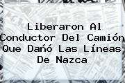 Liberaron Al Conductor Del Camión Que Dañó Las <b>Líneas De Nazca</b>
