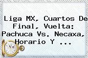 Liga MX, Cuartos De Final, Vuelta: <b>Pachuca Vs</b>. <b>Necaxa</b>, Horario Y ...