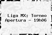 <b>Liga MX: Torneo Apertura - 19h06</b>