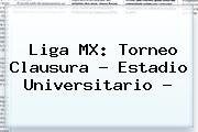 Liga MX: Torneo Clausura - Estadio Universitario -