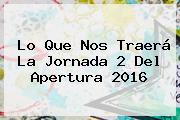 Lo Que Nos Traerá La <b>Jornada 2</b> Del Apertura 2016