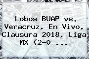 <b>Lobos</b> BUAP <b>vs</b>. <b>Veracruz</b>, En Vivo, Clausura 2018, Liga MX (2-0 ...