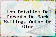 Los Detalles Del Arresto De <b>Mark Salling</b>, Actor De Glee