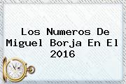 Los Numeros De <b>Miguel Borja</b> En El 2016