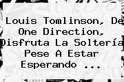 <b>Louis Tomlinson</b>, De One Direction, Disfruta La Soltería Pese A Estar Esperando <b>...</b>