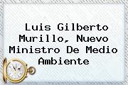 <b>Luis Gilberto Murillo</b>, Nuevo Ministro De Medio Ambiente