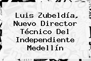 <b>Luis Zubeldía</b>, Nuevo Director Técnico Del Independiente Medellín