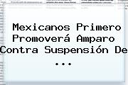 Ver mexicanos primero promovera amparo contra suspension de <b>Mexicanos Primero</b> Promoverá Amparo Contra Suspensión De <b>...</b>