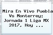 Mira En Vivo <b>Puebla Vs Monterrey</b>: Jornada 1 Liga MX 2017, Hoy ...