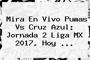 Mira En Vivo Pumas Vs Cruz Azul: Jornada 2 <b>Liga MX 2017</b>, Hoy ...
