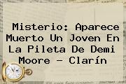 Misterio: Aparece Muerto Un Joven En La Pileta De <b>Demi Moore</b> - Clarín