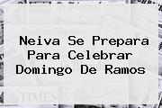 Neiva Se Prepara Para Celebrar <b>Domingo De Ramos</b>