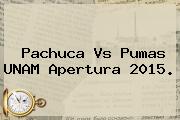 <b>Pachuca Vs Pumas</b> UNAM Apertura <b>2015</b>.