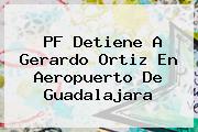 PF Detiene A <b>Gerardo Ortiz</b> En Aeropuerto De Guadalajara