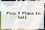 <b>Pico Y Placa</b> En <b>Cali</b>