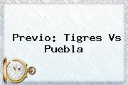 Previo: <b>Tigres Vs Puebla</b>